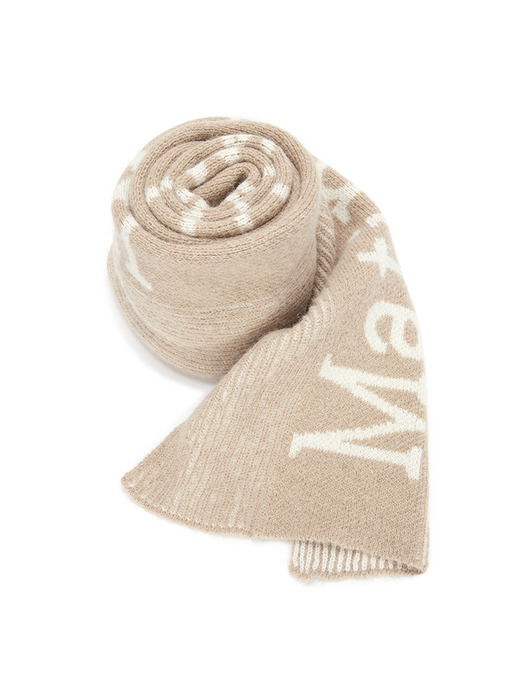 MATIN STRIPE MUFFLER IN BEIGE