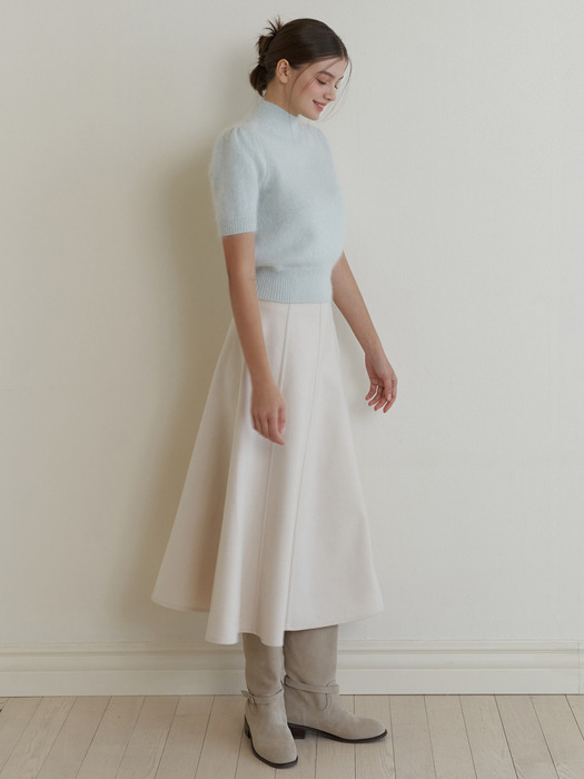 Noel flare skirt (ivory)