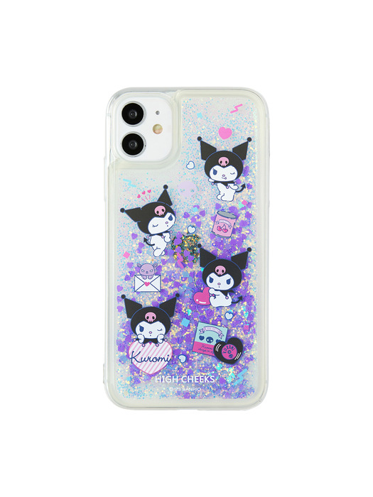 [하이칙스]Kuromi Glitter Case_HC239OGP003O [W CONCEPT]