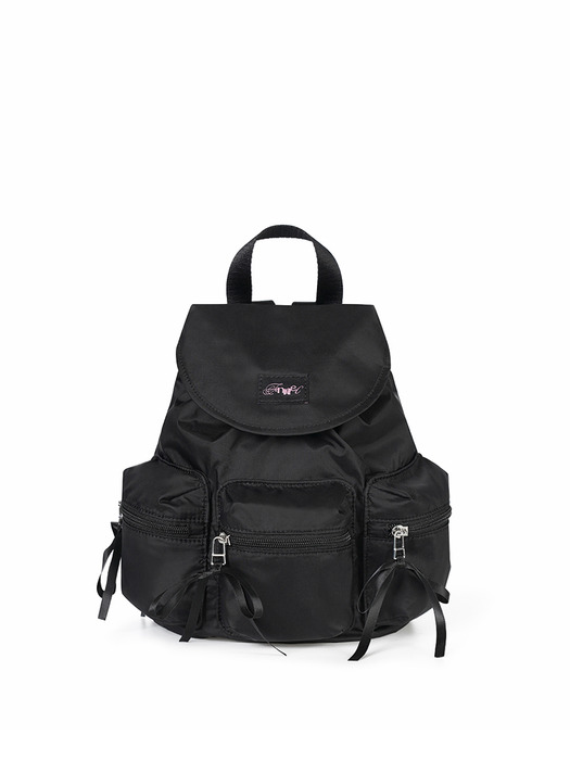 BERRY POCKET BACKPACK - BLACK