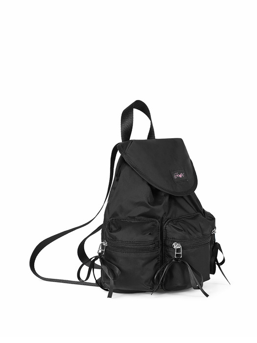 BERRY POCKET BACKPACK - BLACK