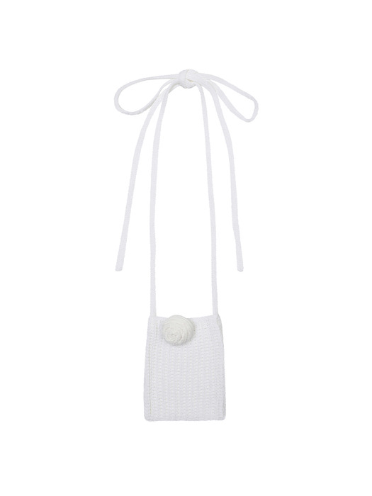 ROSE MINI BAG white