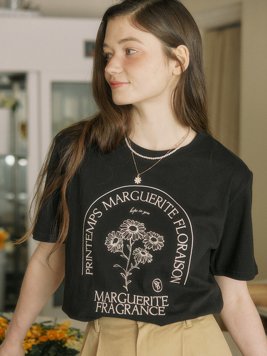 Marguerite T-shirt - Black