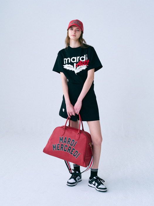 T-SHIRT ACTIF BLOOMMARDI_BLACK RED