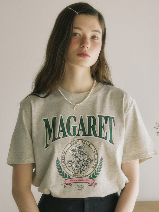 Margaret Artwork T-shirt  - Oatmeal