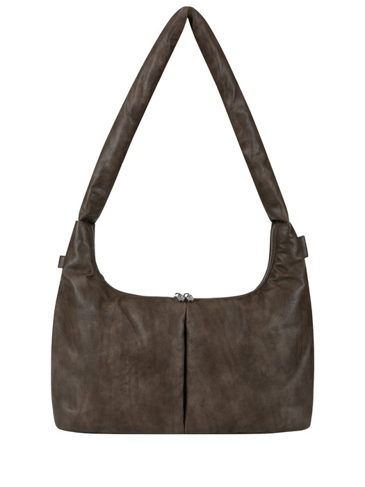 Soft Basket Hobo Bag (M)(brown)