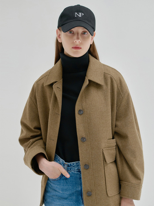 24FN wool field jacket [C/BR]