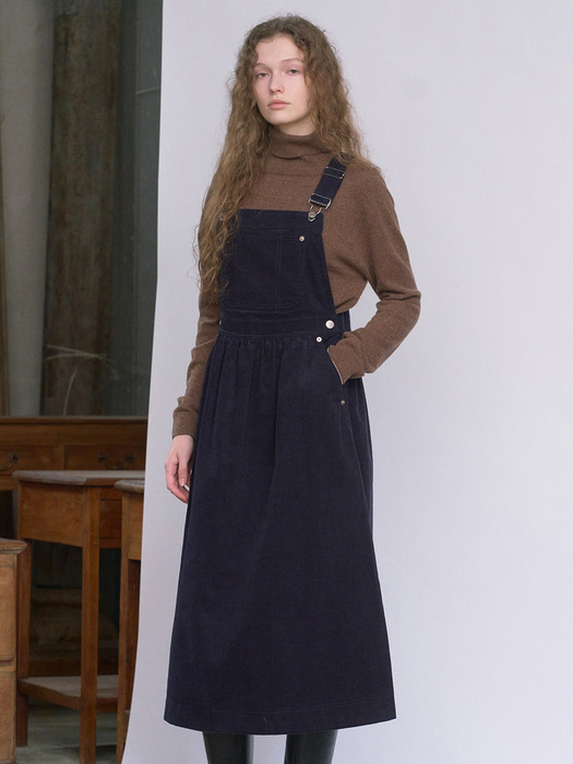 Corduroy Overall Dress VC2499OP906M