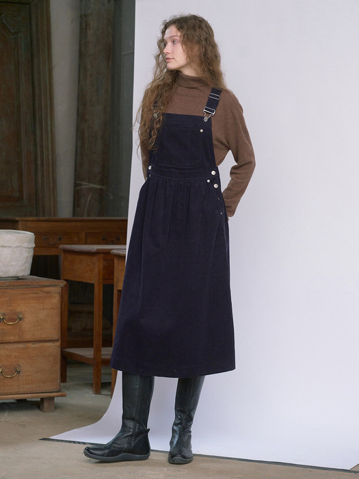 Corduroy Overall Dress VC2499OP906M