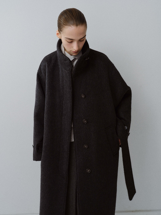 TFW YAK WOOL HIGH NECK COAT_2COLORS