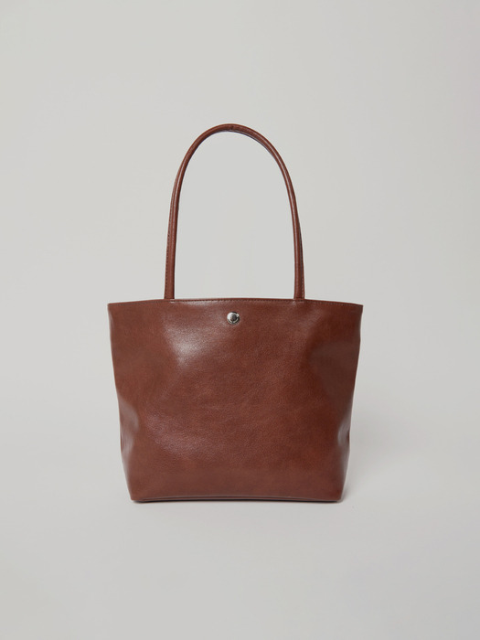 레더 올데이백(LEATHER ALLDAY BAG)_Mocha Brown