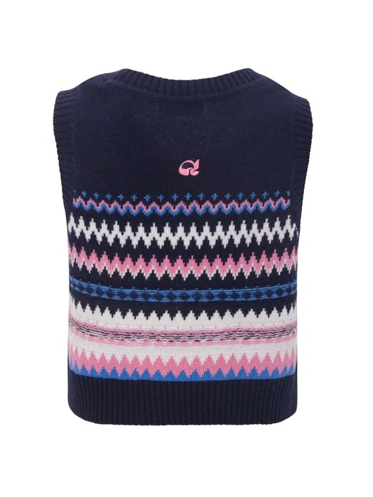 LILLE KNIT VEST_NAVY