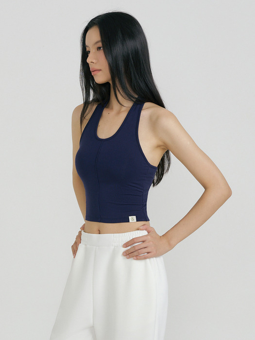 [이청아 PICK] 반다 홀터넥 크롭탑