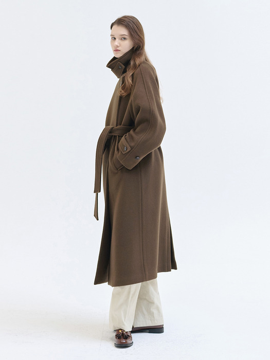 24WN double raglan long coat [CH/BR]