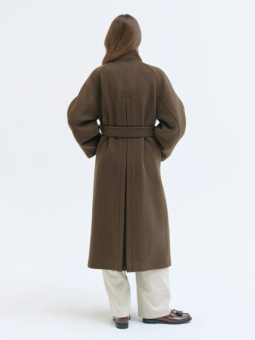 24WN double raglan long coat [CH/BR]