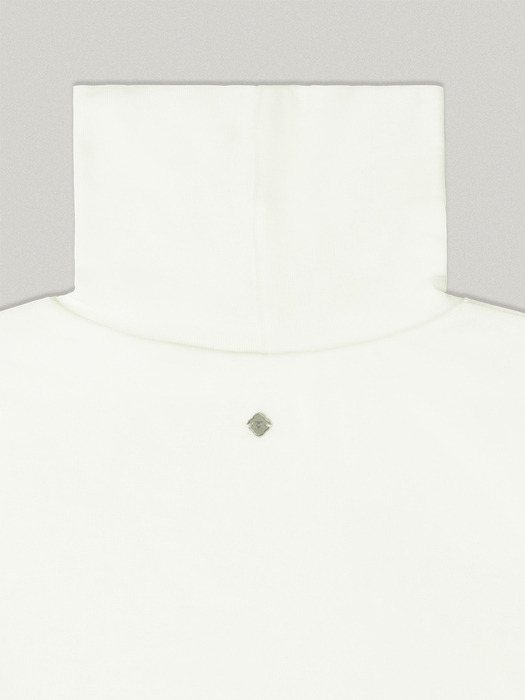 COZY WOOL TURTLENECK T-SHIRT [IVORY]