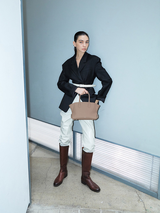 TYE TOTE BAG (TAUPE)