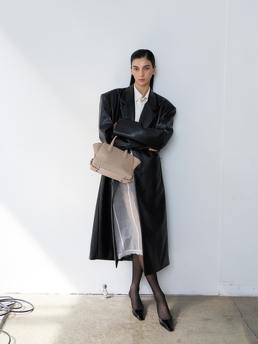 TYE TOTE BAG (TAUPE)