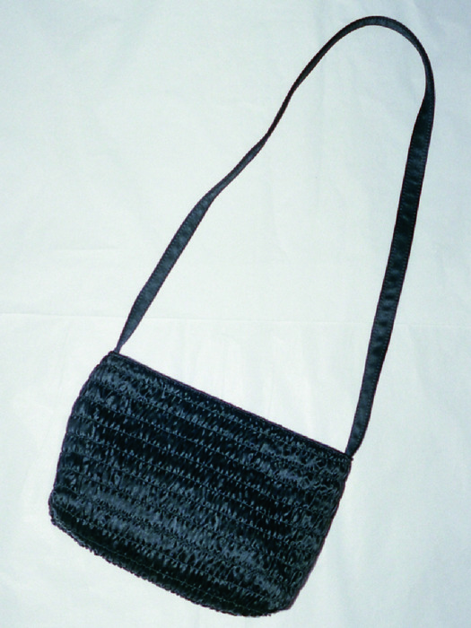 Millie Bag Ruched Black - Image 1
