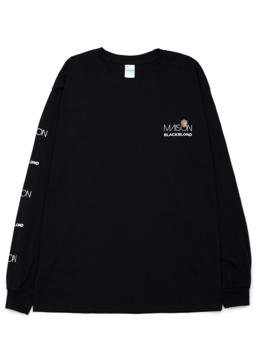 BLACKBLOND x MAISON Long Sleeve Tee (Black)