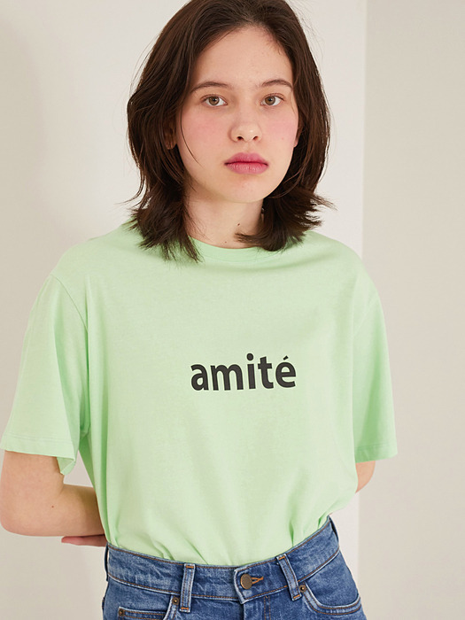 LIGHT GREEN AMITE TSHIRT (라이트 그린 아미테 티셔츠)