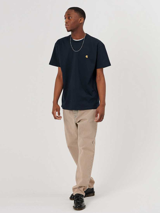 S/S CHASE T-SHIRT_DARK NAVY/GOLD