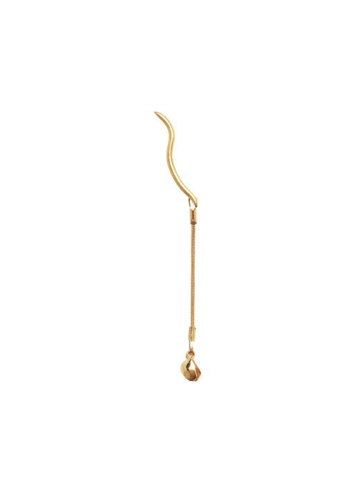 BUD ``drop``-earring (GOLD) -Single piece-