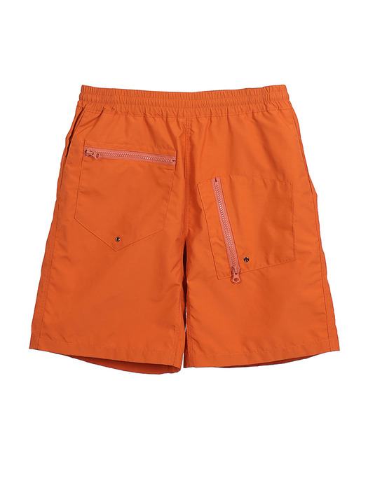 PACKABLE SWIM SHORTS - SUNSET ORANGE