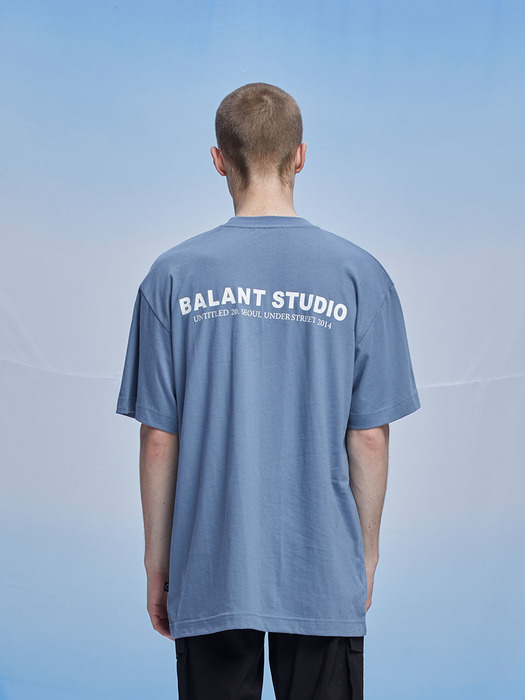 Untitled Unit B Studio T Shirt - Bluegray