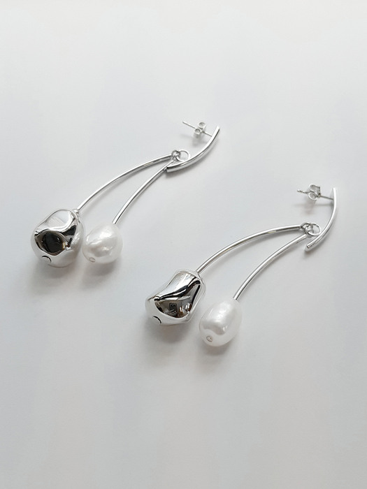 Freshwater Pearl Cherry Earrings   MSE-2021