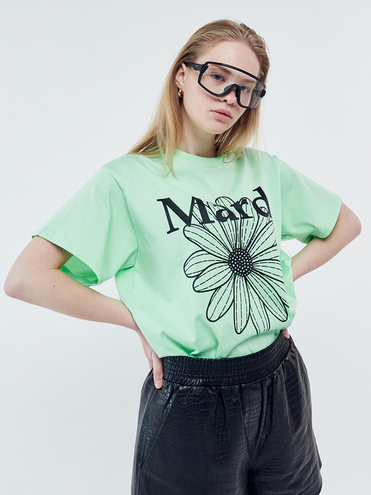 FLOWER MARDI TEE MINT