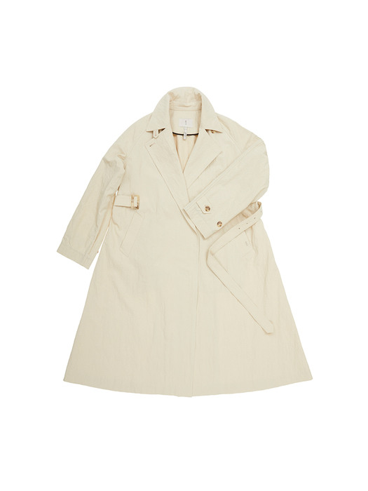 [N]SAMGAKJI Trench coat (Light beige)