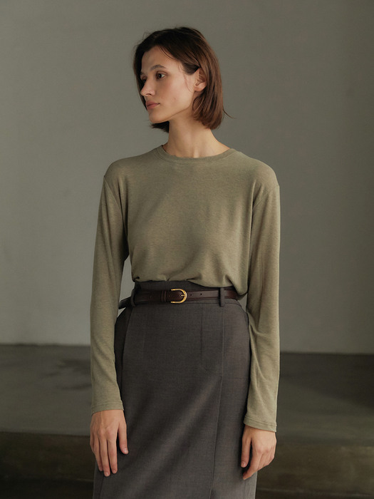 Daily Wool T-shirt - Olive