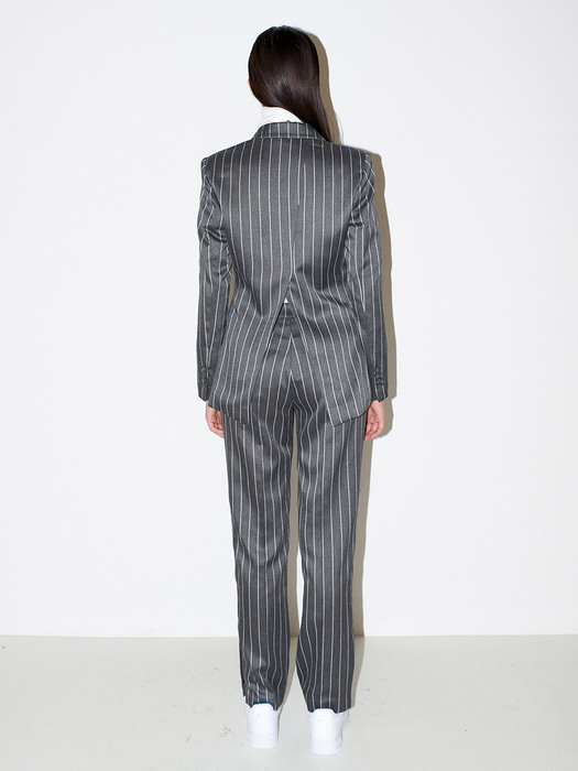 Not a Cliche tailored Jacket [Stripe Grey]