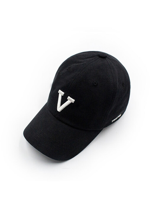 [단독]V Symbol Logo Cap_Womens_Black_BC056W