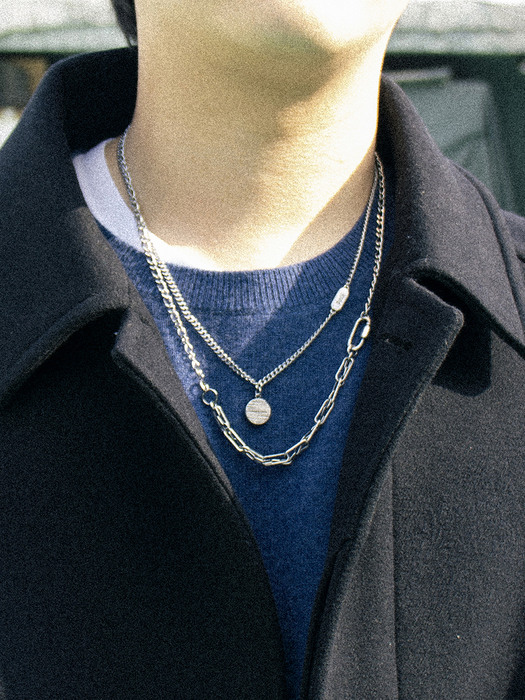 Noise pattern pendant (silver 925)