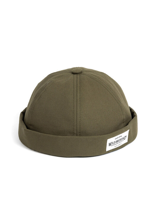 LB COTTON BRIMLESS CAP (khaki)