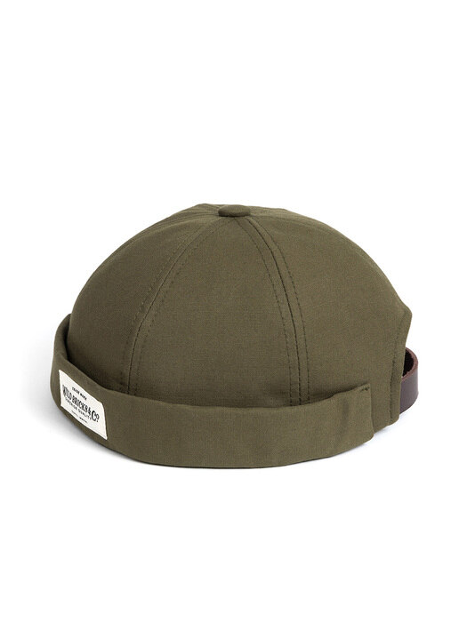 LB COTTON BRIMLESS CAP (khaki)