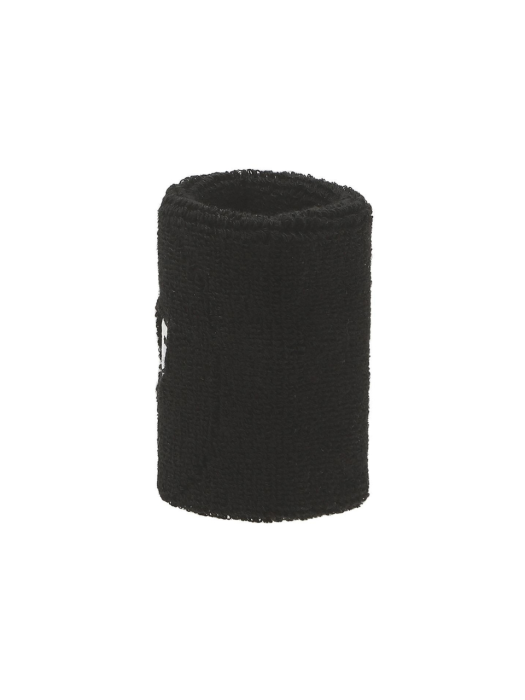 Khan WristBand 블랙 로고자수 면혼방 남녀공용 손목밴드 (JESE1E112BK)