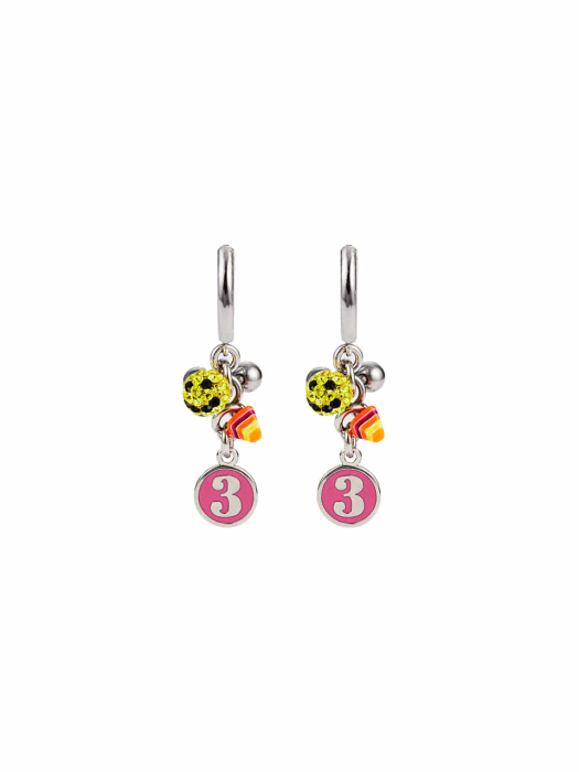 Piercing  No.3 earring  Pink