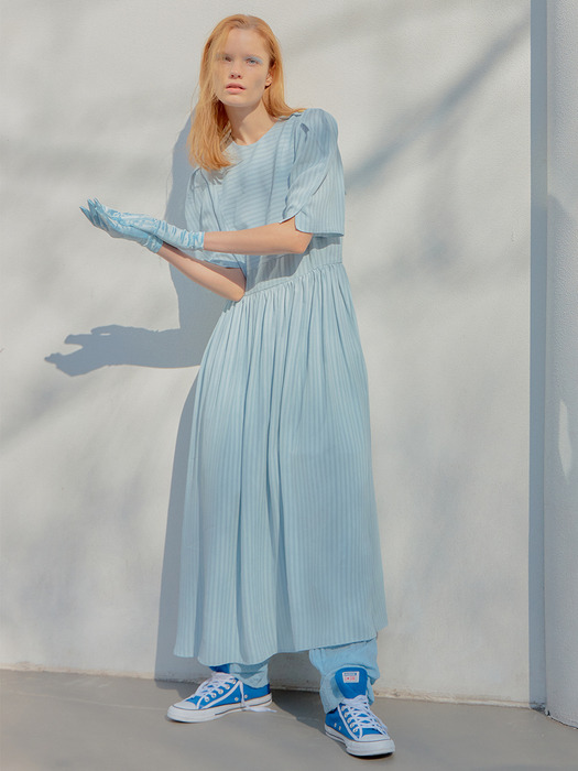 [리퍼브][FRONTROW X EENK] Puff Sleeve Sailor Dress