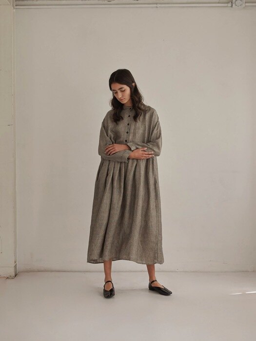 [Linen100%]Four Season Dresses - 3color