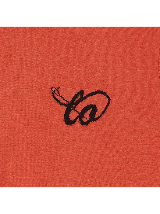 Logo Point Mockneck_Orange