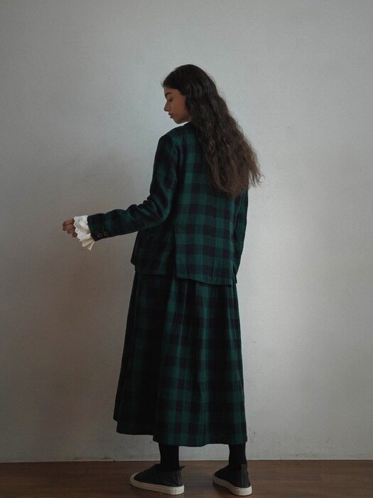 Grand Gingham Check Jacket - 3color