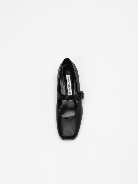 Ricco Maryjane Flat Shoes in Regular Black