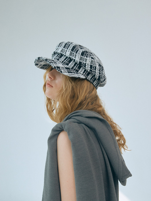[Let there be light] Margot hat in tweed black