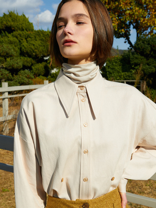 amr1337 two-way shirt (beige)