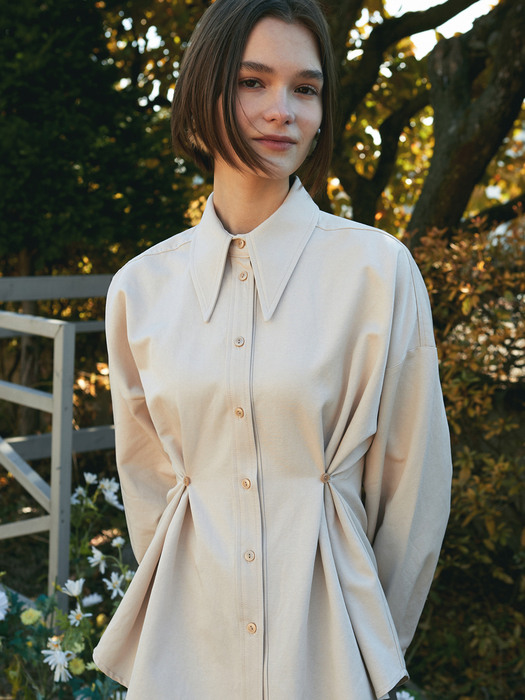 amr1337 two-way shirt (beige)