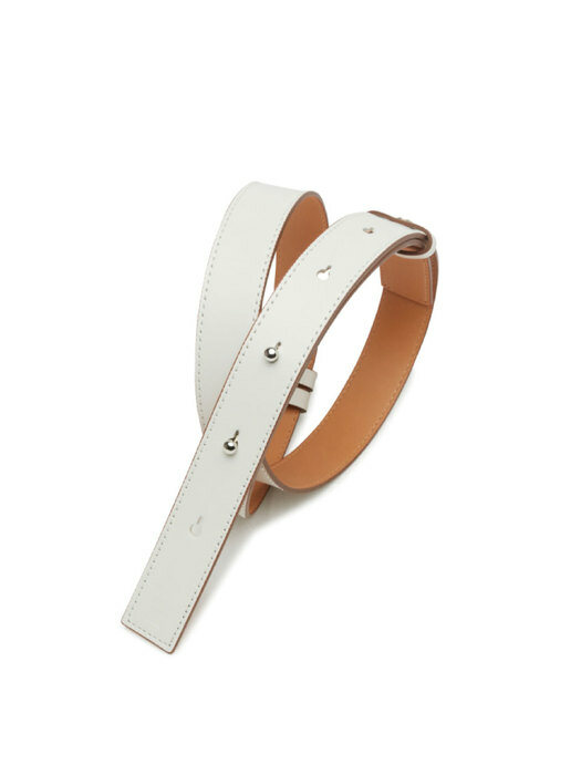 LEATHER BELT_WH