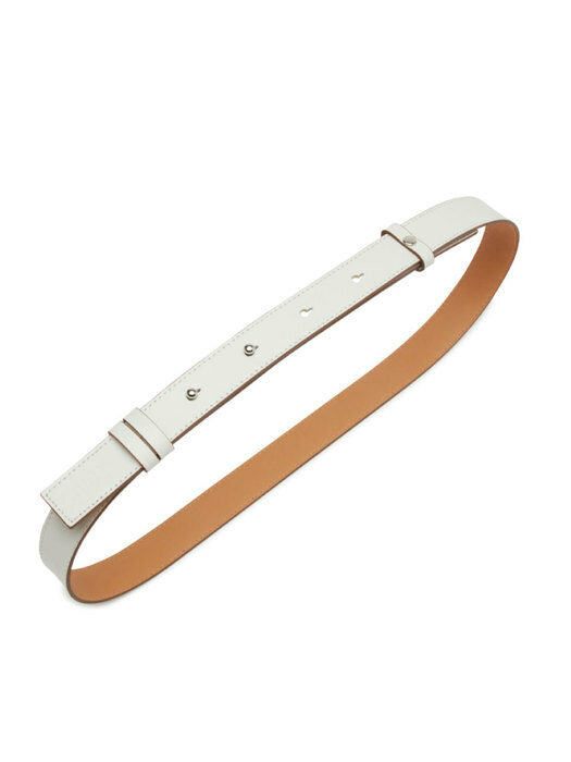 LEATHER BELT_WH